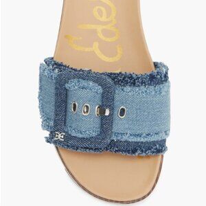 Denim Ariane Platform Slide Sandal (Women) Size 6